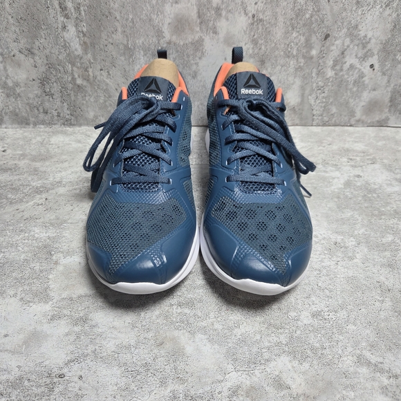 Reebok Hexalite TR Athletic Shoes Lightweight Navy Blue & Coral Women’s Size 10 - Picture 11 of 15